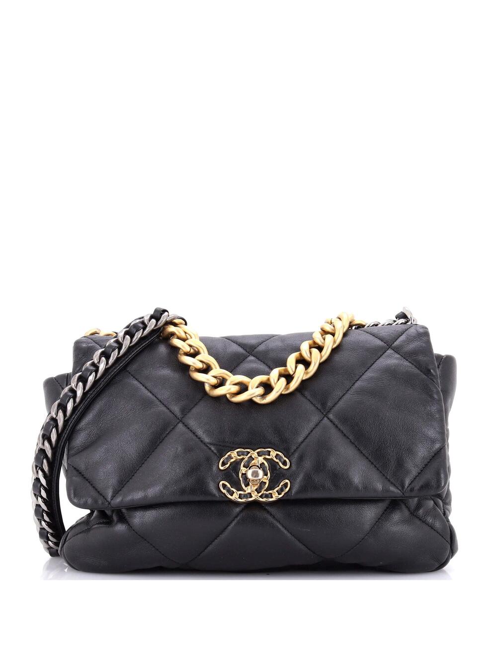 Chanel 19 Flap Bag Quilted Leather #352360C46B
